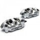 2x Calipers ACCOSSATO Forged 4 Pistons 34mm - 108mm "Color"