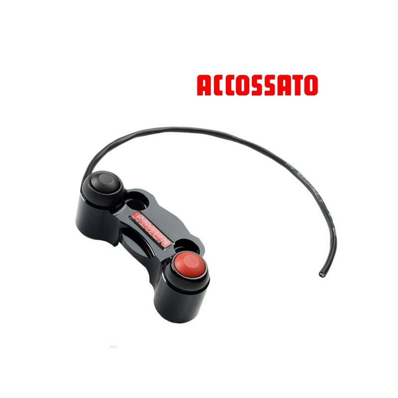 Commodo Racing ACCOSSATO - 2, 3 ou 5 boutons - JOKERIDERS