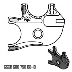 Platine Double - GSXR 600 750 08-10