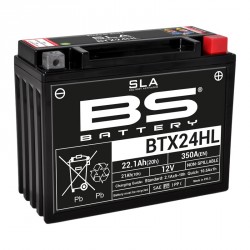 Batterie BS 12v - 21ah - BTX24HL - 205*87*162