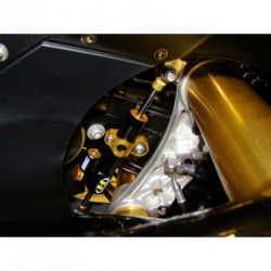 Kit fixation pour amortisseur de direction HYPERPRO - BMW S1000 RR HP4 2014 (Amortisseur non fourni)